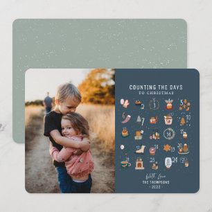 Chic Countys bis Weihnachten Dunkles Navy Foto