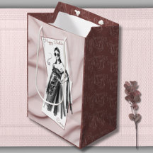 Chic Couture Mode Geburtstags Geschenktüte mittel