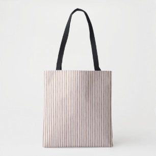Chic Cream Brown Streifen Weihnachten