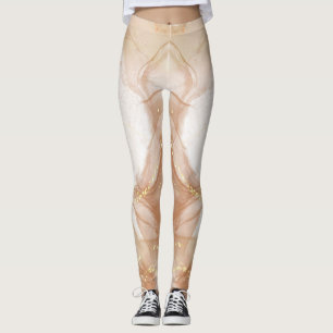 Chic Custom Branded Honeycomb Gemusterte Leggings