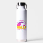 Chic Custom Pink Tropical Beach Niedliche Studenti Trinkflasche<br><div class="desc">Die tropische Wasserflasche für eine Studentinnenverbindung oder einen Strandbummel. Persönlich in heißen Rosa über dem hübschen Sonnenuntergang.</div>