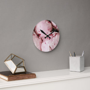 Chic Custom Wall Clock - Moderne Wohngestaltung Runde Wanduhr