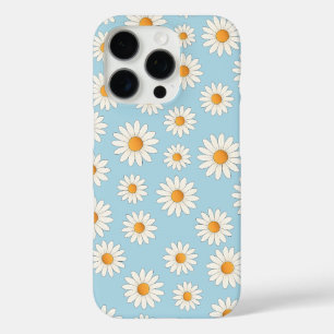 Chic Daisy Blume Pattern - Niedliches Blumendesign iPhone 16 Pro Hülle