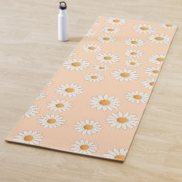 Chic Daisy Blume Pattern - Niedliches Blumendesign Yogamatte