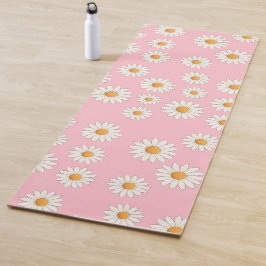 Chic Daisy Blume Pattern - Niedliches Blumendesign Yogamatte