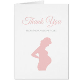 Chic Danke Girl Baby Dusche Schwangere Baby Bump