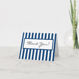 CHIC DANKE SIE NOTE_ 158 NAVY/SHITE STRIPES