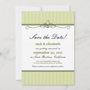 Chic Deko Save the Date (Limettengrün)