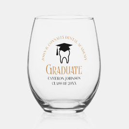 Chic Dental School Custom Dentist Abschluss Weinglas Ohne Stiel