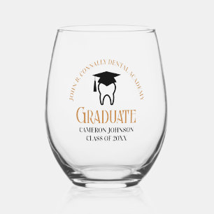 Chic Dental School Custom Dentist Abschluss Weinglas Ohne Stiel