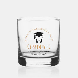 Chic Dental School Custom Dentist Abschluss Whiskyglas