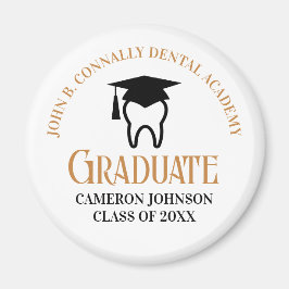 Chic Dental School Custom Dentist Graduation Party Magnet