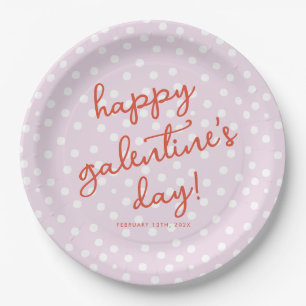 Chic Dots Happy Galentines Day Party Pappteller