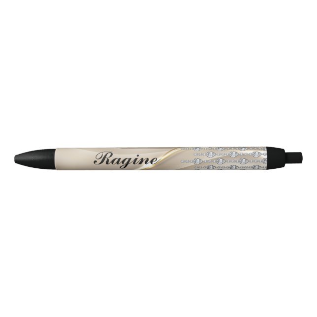 Chic Driving Diamonds Personalisiert Pen Kugelschreiber (Vorderseite)