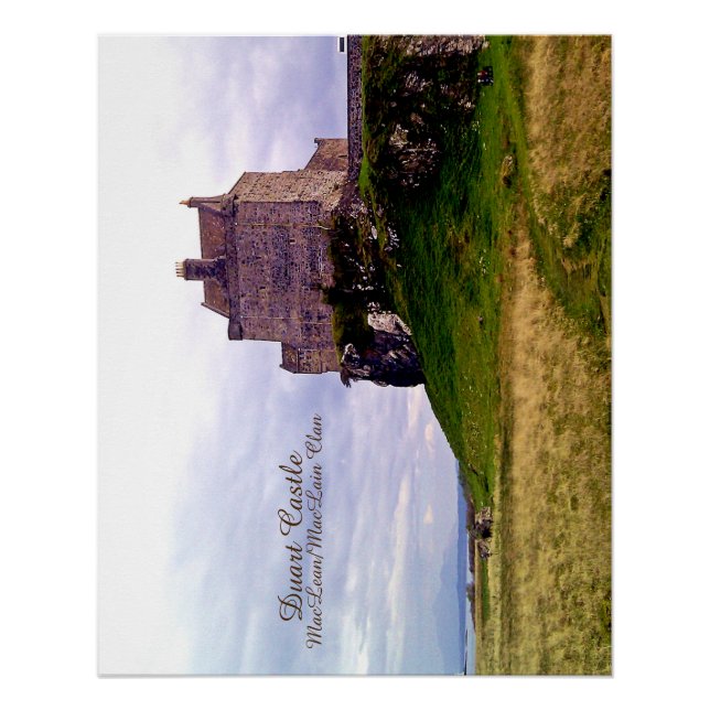 Chic Duart Castle - MacLean/MacLain Scottish Clan Poster (Vorderseite)