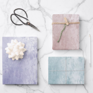 Chic Dusty Lavender Lila Geschenkpapier Set