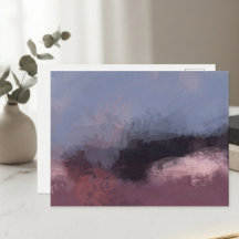 Chic Dusty Rose Abstrakte Galerie-Dekoration