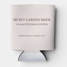 Chic Dusty Rose Secret Garden Brautparty