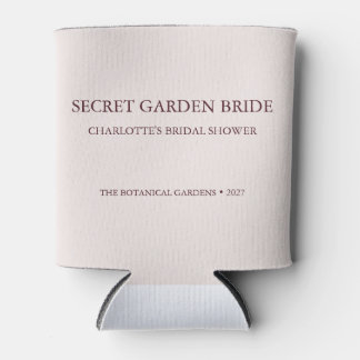 Chic Dusty Rose Secret Garden Brautparty Dosenkühler