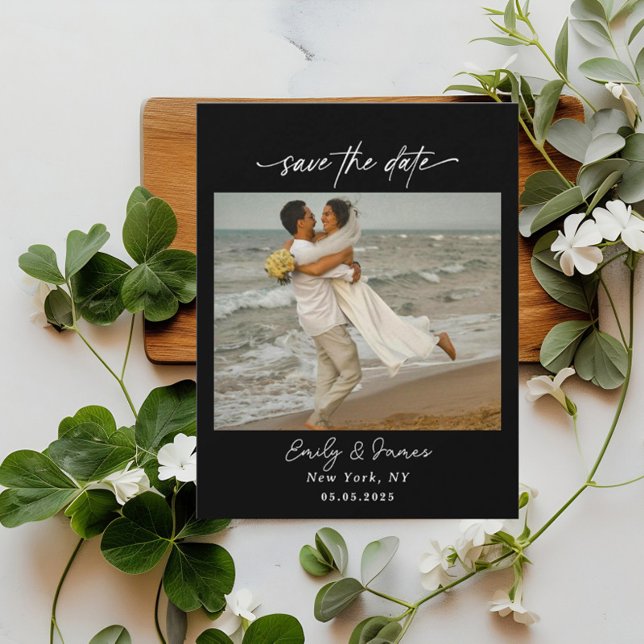 Chic einzigartig Moderne Elegant minimalistisch Save The Date (Von Creator hochgeladen)