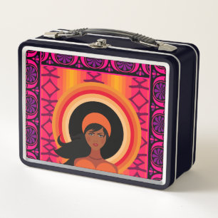 Chic Elegance Girl Niedlich Metall Brotdose