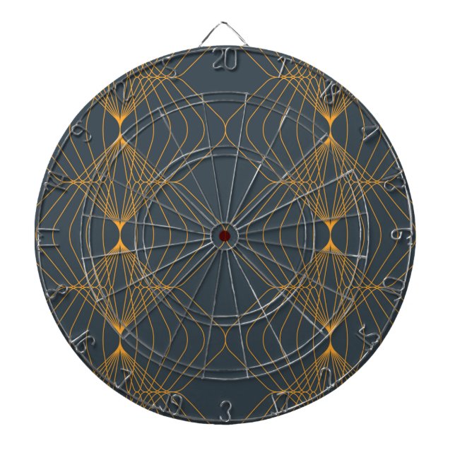 Chic, elegant, einfach geometrisch gegliedert dartscheibe (vorne)