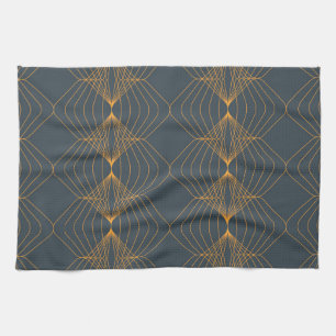 Chic, elegant, einfach geometrisch gegliedert geschirrtuch