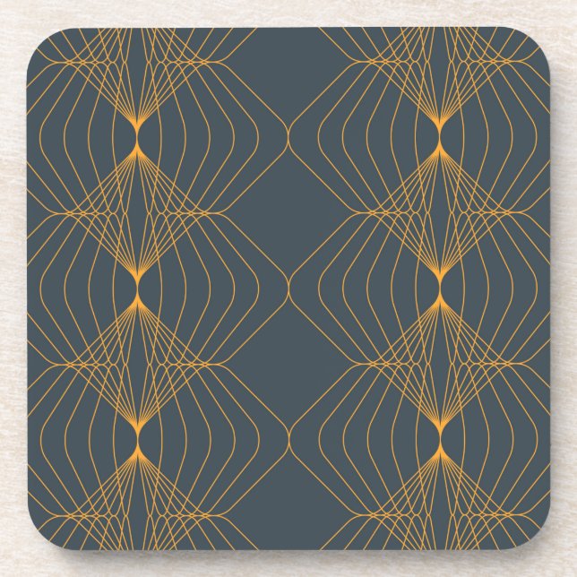 Chic, elegant, einfach geometrisch gegliedert getränkeuntersetzer (Vorderseite)