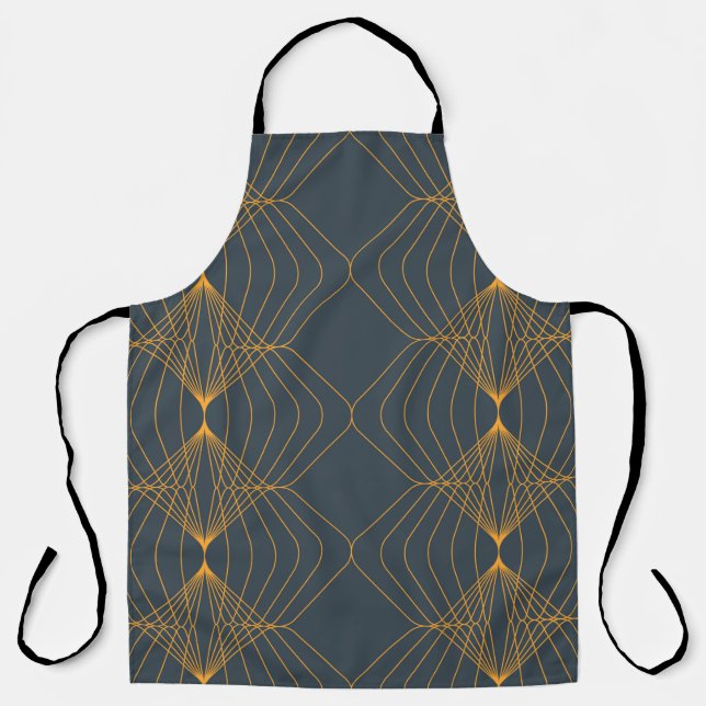Chic, elegant, einfach geometrisch gegliedert schürze (Vorderseite)
