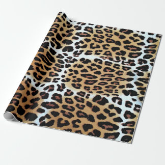 Chic Elegant Leopard Tierdruckliebhaber Geschenkpapier
