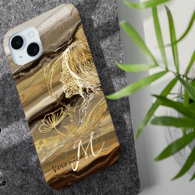 Chic Elegant Marble Case-Mate iPhone Hülle (Von Creator hochgeladen)
