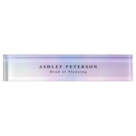 Chic Elegant Pearl Background Namensplakette