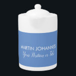 Chic Elegant Schlicht Stilvoll Blau Minimalistisch<br><div class="desc">Schlichte Minimalistische moderne Designs. Sie sind alle einfach,  attraktiv,  einzigartig.</div>