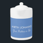 Chic Elegant Schlicht Stilvoll Blau Minimalistisch<br><div class="desc">Schlichte Minimalistische moderne Designs. Sie sind alle einfach,  attraktiv,  einzigartig.</div>