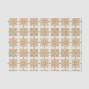 Chic Elegante Gold Barock Seidenpapier