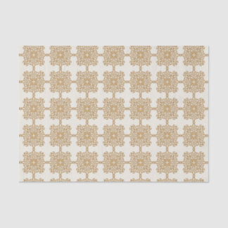 Chic Elegante Gold Barock Seidenpapier