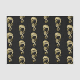 Chic Elegante Gold Beauty Girl Girl & Makeup Salon Seidenpapier