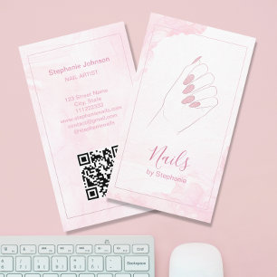 Chic Elegante Rose Gold Glitzer Visitenkarte