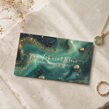 Chic Emerald Green Malachite Gold Glitzer Juwelen