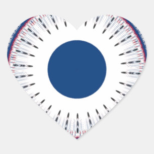 Chic Energetic Eye Design: Ein mesmerisierendes Mu Herz-Aufkleber