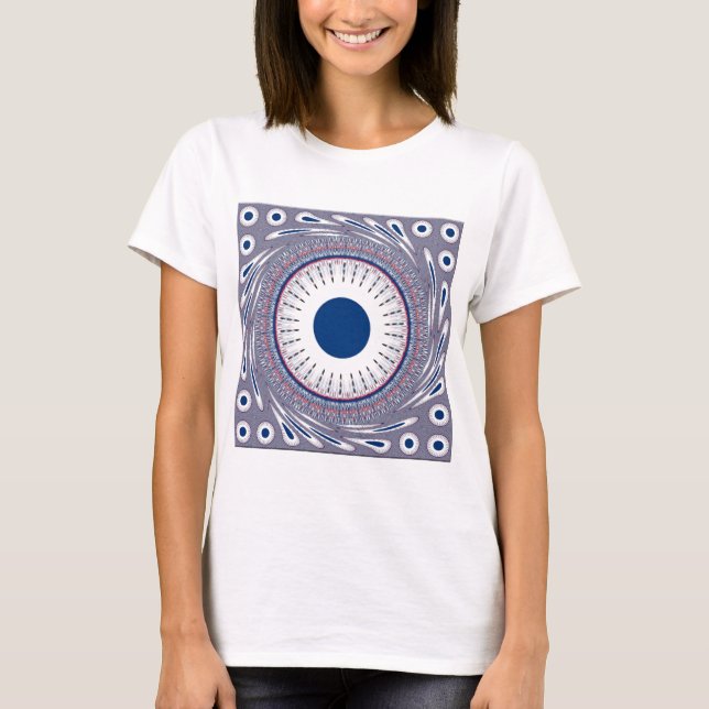 Chic Energetic Eye Design: Ein mesmerisierendes Mu T-Shirt (Vorderseite)