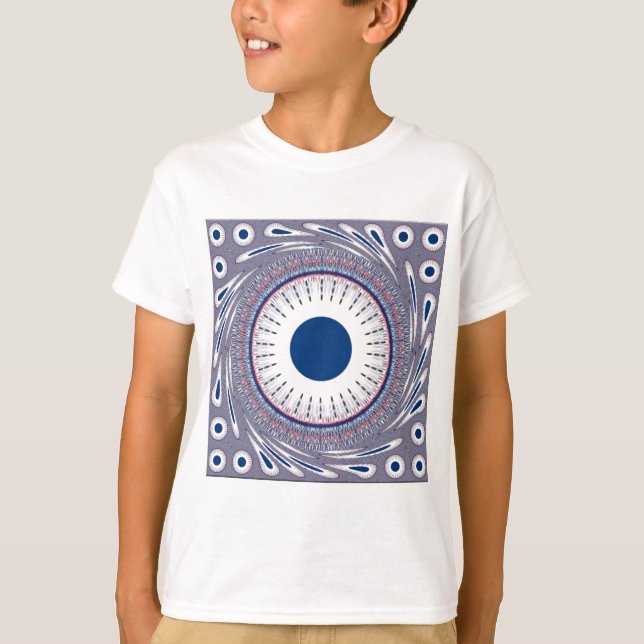Chic Energetic Eye Design: Ein mesmerisierendes Mu T-Shirt (Vorderseite)