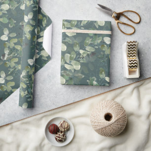 Chic Eucalyptus Musterpapier Geschenkpapier