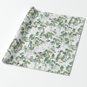 Chic Eucalyptus Pattern Geschenkpapier