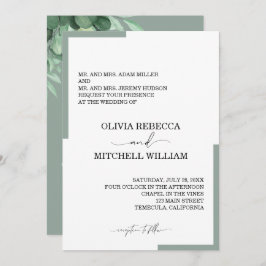 Chic Eukalyptus Greenery Wedding