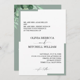 Chic Eukalyptus Greenery Wedding