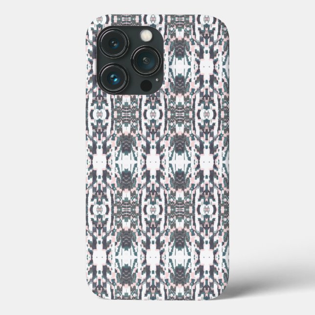 Chic Fall Ikat Muster Print Phone Case (Rückseite)