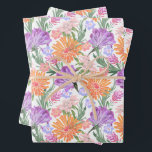Chic farbenfroh geschenkpapier set<br><div class="desc">Das elegante,  orangefarbene,  rosa und violette Papier mit elegantem Grün eignet sich perfekt für jede Geschenkveranstaltung - ideal für Hochzeiten,  Brautpartys,  Geburtstage und Babyduschen.</div>
