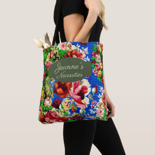 Chic Farbige Antike Florale Salbeigrüne Name