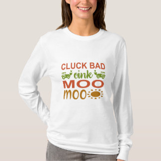 Chic Farm Animal Noises Ladys Sweatshirt T-Shirt